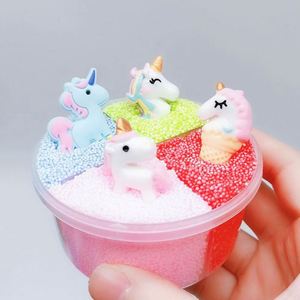 ดินโพลิเมอร์ ดินปั้นโพลิเมอร์ ยูนิคอร์น อุปกรณ์เสริม ของเล่นสไลม์ วัสดุสไลม์ ดินฝ้าย - Product Image 6