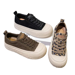 Zapatillas Deportivas Casuales Antideslizantes e Impermeables 2026, con Cordones, Plantilla de PVC Gruesa, Estilo Mocasín de Media Caña, para Estudiantes, Primavera/Otoño - Product Image 4