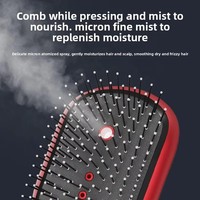 Peigne massant électrique pour le cuir chevelu avec embout en nylon pour la croissance des cheveux avec solution de Minoxidil - Thérapie quotidienne pour la maison et l'hôtel