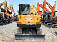 Mini-excavatrice sur chenilles Sany SY55C d'occasion, 5,5 tonnes, origine Chine, petite pelleuse à vendre