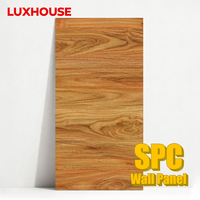 Panneau mural personnalisé LUXHOUSE moderne en SPC, imperméable, ignifuge, au toucher doux, garantie 5 ans, cuisine, chambre, salon, salle de bain