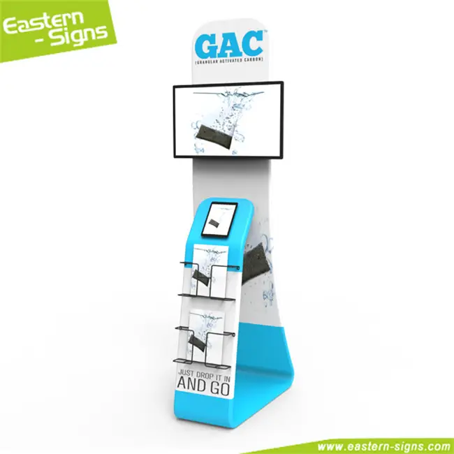 Xách tay nhôm căng thẳng vải Tablet PC kiosk đứng Tablet Rack hiển thị