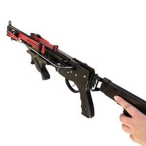 PIAOYU Puissant lance-pierre <span class=keywords><strong>de</strong></span> <span class=keywords><strong>chasse</strong></span> pliable à 8 brins, nouveau design, longue tige droite, tir <span class=keywords><strong>de</strong></span> billes d'acier en extérieur - Product Image 5