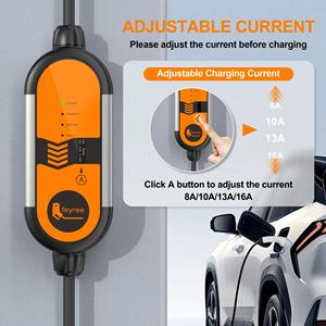 Chargeur portable pour véhicule électrique feyree 3,5 kW, type 1, monophasé, 16 A, charge AC, station de charge pour voiture électrique avec écran LCD, chargeur de voiture - Product Image 3