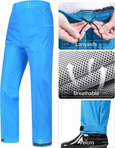 Hot Selling High Visibility Hiking Motorcycle Bicycle Rider Waterproof Windproof Breathable Portable Polyester <b>Rain</b> Suit - Product Image 3