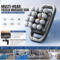 Pistolet de massage électrique professionnel de haute qualité pour vibrations corporelles profondes, meilleur pistolet de massage musculaire fascial économique, amplitude de 16 mm