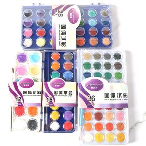 Peinture gouache pour enfants, peinture gouache DIY, non toxique et sûre, avec 12/28/36/48 couleurs - Product Image 2