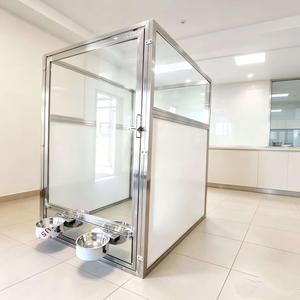 Système de chenil pour animaux de compagnie en acier inoxydable, enclos modulaire pour chiens pour centre de sauvetage et usage vétérinaire - Product Image 1