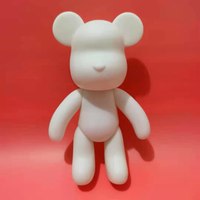 Sculpture d'ours 3D en résine faite à la main et peinte à la main, modèle de bricolage pour le Nouvel An chinois, Noël, Thanksgiving, Pâques