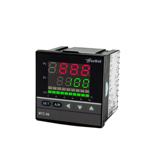 Maxwell MTC-P Series Plastic OEM/ODM Programmable Logic Temp Controller with Dual Line LED Display and RS485 Communication