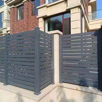 Clôture de jardin en alliage d'aluminium, imperméable, haute qualité, surface enduite de poudre résistante aux rayures, hauteur 10 pieds, intimité, sécurité