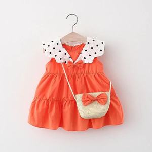 En gros Version coréenne été sans manches à pois robe pour filles nouveau élégant une pièce enfant en bas âge vêtements livraison directe 1027 - Product Image 3