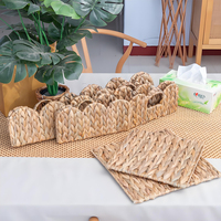 Panier de rangement pliable en rotin tressé fait main pour pique-nique à domicile, petit format, prix fabricant