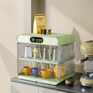 Armoire de désinfection domestique, unité de séchage anti-poussière, multifonctionnelle intégrée, pour <span class=keywords><strong>vaisselle</strong></span> de cuisine, baguettes, ustensiles intelligents, théière - Product Image 5