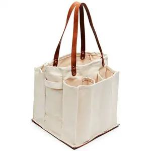 環境にやさしいナチュラルプリントファッションカスタムロゴショッピングバッグキャンバスコットントートバッグ