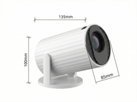 Projecteur domestique portable WIFI, projecteur intelligent HD sans fil 720P Android pour cinéma à domicile