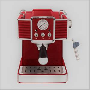 Machine à café expresso cafétéria design rétro machine à café expresso à pompe 15 bars robuste - Product Image 3