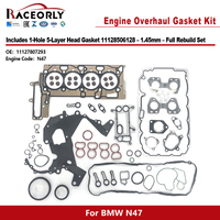 RACEORLY 11127807293 Engine Overhaul Kit for BMW 5 Series N47D20A N47D20C E60 2.0D Diesel 520d