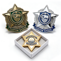 Badge en métal 3D personnalisé avec logo, écusson, souvenir d'équipe, de club, de défi, commémoratif