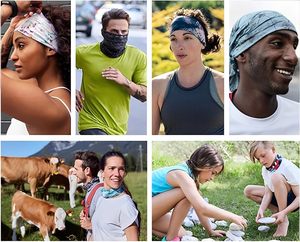 En gros, cache-cou tubulaire sans couture imprimé avec logo personnalisé, bandana, écharpe, cache-visage pour le sport - Product Image 5