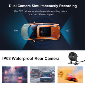4k cash מצלמת זום העליון דירוג Dashcam הטוב ביותר אולטרה HD dashcam oem מצלמה כפולה dvr - Product Image 5
