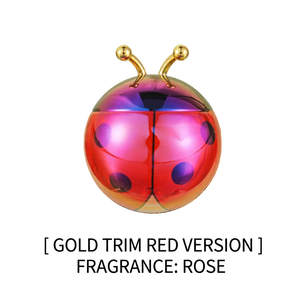 Diffuseur de parfum pour voiture en forme de coccinelle, à fixation sur grille d'aération, par évaporation naturelle, parfum longue durée de jasmin vert, aromathérapie 16-30 jours - Product Image 2