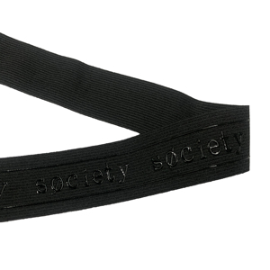 Tùy chỉnh chống trượt Silicone in vải đàn hồi đi xe đạp mặc HEM Gripper dệt kim ban nhạc đàn hồi - Product Image 1