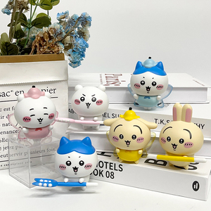 Happy Friends Joke Bear, Figura de Acción de Anime <span class=keywords><strong>Manga</strong></span>, Estatuas de PVC, Caja Misteriosa Ciega, Juguetes, Manualidades de Plástico - Product Image 3