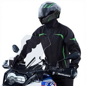 Ensemble imperméable et respirant en tissu Oxford pour moto, veste et pantalon de <span class=keywords><strong>pluie</strong></span> intégral pour homme, avec logo pour trottinette électrique - Product Image 3