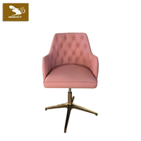 Beauté ongles universel en cuir PU rose bureau inclinable pédicure meubles ongles client chaise salon tabouret