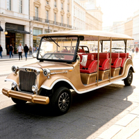 Voiture électrique de tourisme classique vintage ZOWN homologuée pour la route, 5 passagers, garantie 2 ans, zones panoramiques, couleur personnalisée, châssis en fer
