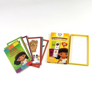 Tarjetas <span class=keywords><strong>de</strong></span> Memoria Flash del <span class=keywords><strong>Alfabeto</strong></span> ABC para Niños, Personalizadas OEM, Aprendizaje Temprano, Esquinas Redondeadas, Caja <span class=keywords><strong>de</strong></span> Regalo, Venta al Por Mayor - Product Image 4