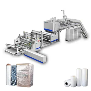 China Hot Product Hualiang Machinery Fully Automatic PE Stretch Film Making Machine 3 Extruder 2000mm Food Plastic Wrap