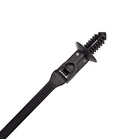 Tête de sapin Push Mount Nylon Cable Zip Tie Efficient Auto Wire Bundling Application facile et sécurité Fiable Special Zip Ties