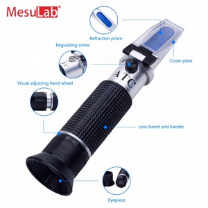 Réfractomètre portable MesuLab pour bière, jus, émulsion, lait <span class=keywords><strong>de</strong></span> soja, AdBlue, urée, miel, alcool, salinité, Brix, ATC - Product Image 1