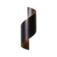 Lampe murale en forme de S 12W, style européen, étanche, LED, lumière murale extérieure IP65, lampe moderne, lampe murale LED