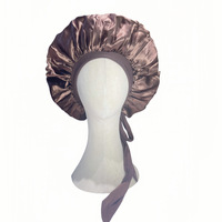 Alpha Phi Alpha Eco-Friendly Bonnet en satin doux et réversible, réglable, avec broderie 3D, impression numérique, coiffure décontractée