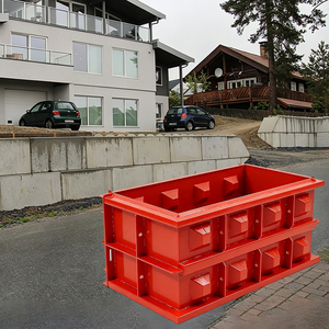 Moule en acier pour blocs de <span class=keywords><strong>mur</strong></span> de soutènement autobloquants, moule pour blocs de béton préfabriqués pour <span class=keywords><strong>mur</strong></span> de talus en empilage sec - Product Image 1