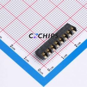 GT-BTP30008-0240B-019B Blade/Spring Contact Battery Connector SMD,P=3mm Connector Spring Contact Type 3mm 8P Vertical Mount - Product Image 2