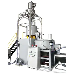 Automatic SRL200/500L plastic PVC powder compound mixer machine with vacuum loader