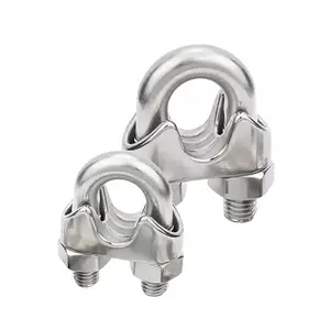 Wholesale SS304 Din741 3mm-40mm Stainless Steel Wire Rope Clamp Product