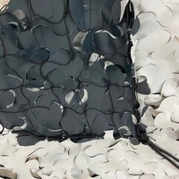 Camouflage schaduwnet met achterzijde 5x7m 10x10m 12x12m