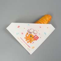 Sacs en papier personnalisés imprimés, résistants à la graisse, de qualité alimentaire, pour sandwichs, gaufres, pains et kebabs (döner)