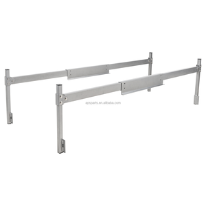 Estante de escalera extensible de aluminio universal, compatible con cualquier tapa/Topper, apto para remolques, furgonetas, camiones de 6 'de ancho - Product Image 1