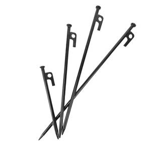 Portable 12 Inch Steel Tent Stakes for <b>Camping</b> - Product Image 1