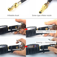 Wholesale Hot Sale YZ Aluminum Alloy Digital Tire Inflator LCD Display Auto Stop 4-Unit Universal 0-200PSI Car