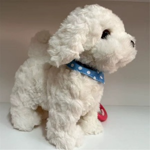Chiot <span class=keywords><strong>qui</strong></span> sort la langue, léche le chien Teddy, jouet électrique pour chien <span class=keywords><strong>qui</strong></span> aboie à la touche, avec sons réalistes de parlage <span class=keywords><strong>et</strong></span> de <span class=keywords><strong>marche</strong></span> - Product Image 2