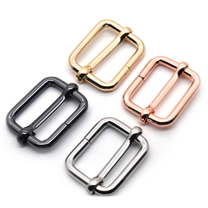 Hebilla ajustable de liberación rápida rectangular de 1 pulgada, hebilla deslizante de metal, herrajes decorativos para collares de perros - Product Image 4