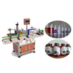 Elektrische Dubbelzijdige Automatische Etiketteermachine Voor Ronde Flessen Datum Print Touchscreen Bestuurd Met Kern Motor Component - Product Image 2