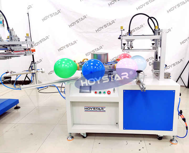 Automatic Latex Silk Screen Printer Custom Balloon Printing Machine for ...